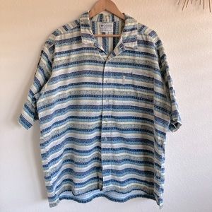 Vintage Men’s Columbia Shirt XXL Button Down Y2K